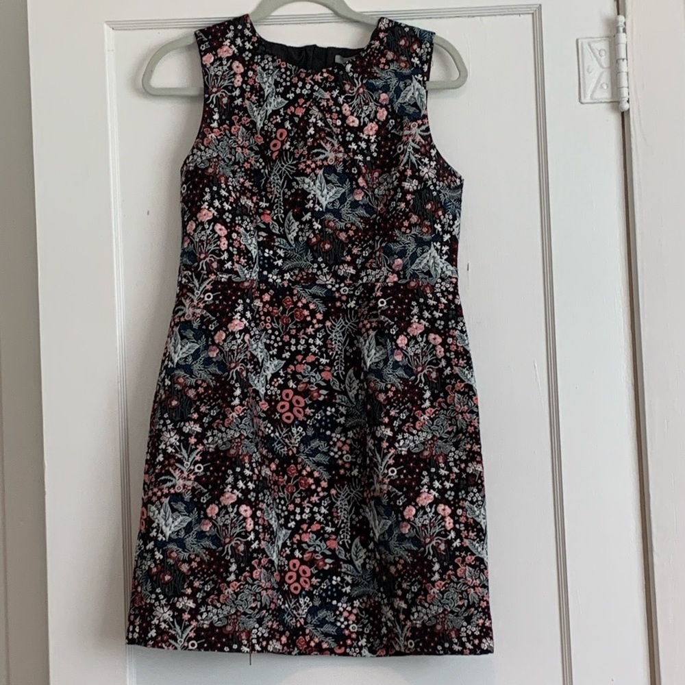 Brocade tank dress